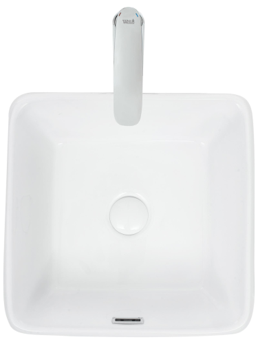 Раковина из сантехнического фаянса WeltWasser WW SK 10000004610 40 см встраиваемая цвет белый 1 отверстие под смеситель - фото 3