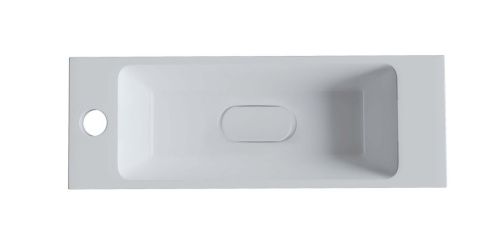 Раковина из искусственного камня Uperwood Modul 2911020338 60х20 полувстраиваемая цвет белый - фото 5