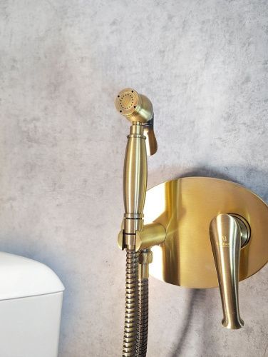 Гигиенический душ со смесителем AltroBagno Beatrice AltroBagnoBeatrice060111Br бронза - фото 4