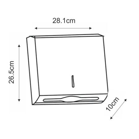 Диспенсер для бумажных полотенец WasserKRAFT K-10091 хром матовый