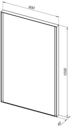 Зеркало с подсветкой Allen Brau Infinity 1.21019.WT 60х100 подвесное - фото 4