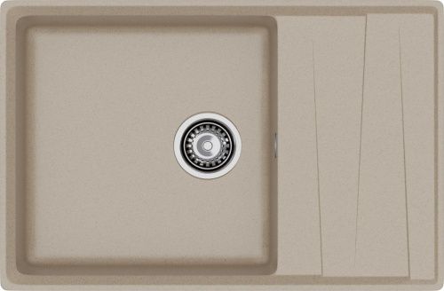 Кухонная мойка Granfest Level LV-760L песочный 75х50 цвет бежевый поверхность матовая