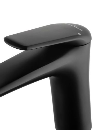 Смеситель Wonzon & Woghand WW-A41222-MB на раковину черный - фото 4