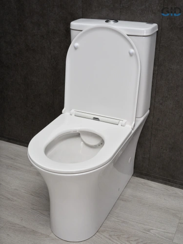 Унитаз напольный с бачком Gid Concavo Tn2126 (62246Y) белый с сиденьем микролифт безободковый - фото 2