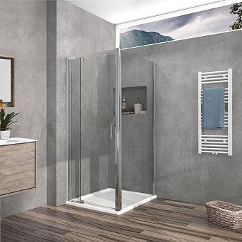 Душевой уголок Vincea Intra VSR-1I901090CL 100х90 стекло прозрачное профиль хром без поддона