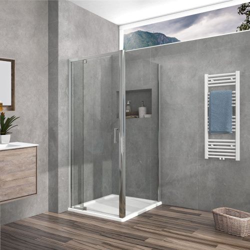 Душевой уголок Vincea Intra VSR-1I901090CL 100х90 стекло прозрачное профиль хром без поддона