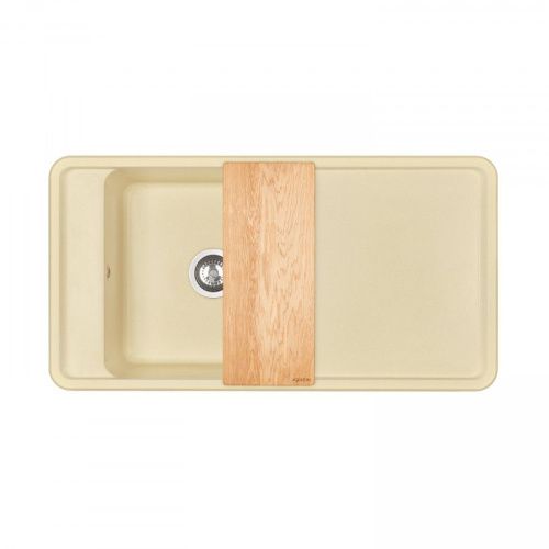 Кухонная мойка Aquaton Беллис 1A725132BS290 95х50 цвет бежевый - фото 3