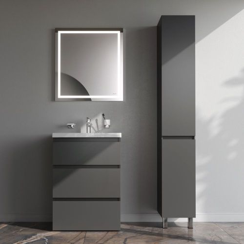 Тумба под раковину Am.Pm Gem S M91FSX0602GM 60х40 напольная цвет серый - фото 5