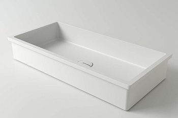 Раковина из искусственного камня Holbi NEPTUNE 65 1.02.013.11.1 70х30 встраиваемая цвет белый