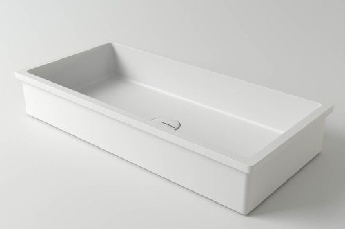 Раковина из искусственного камня Holbi NEPTUNE 65 1.02.013.11.1 70х30 встраиваемая цвет белый