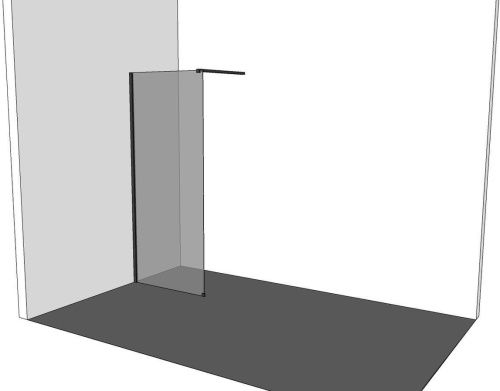 Душевая перегородка Allen Brau Infinity 3.21013.BA 100х200 стекло прозрачное профиль серебро - фото 3