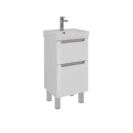 Тумба под раковину LeMark Buno LM04B45T 40х40 напольная цвет белый