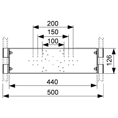 Монтажная пластина для фитингов для установки в профиль Tece TECEprofil 9020040 - фото 2