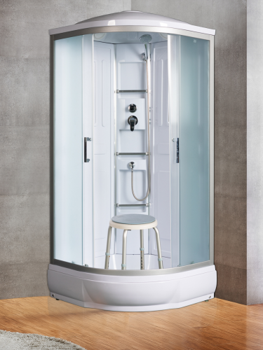 Душевая кабина River LENA 10000000027 90х90 четверть круга с крышей ориентация универсальная - фото 4