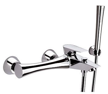 Смеситель для ванны Daniel Diva DV610-CR настенный хром