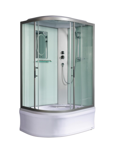 Душевая кабина WeltWasser WW500 10000003315 90х120 асимметричная с крышей ориентация правая - фото 3