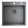 Кухонная мойка Raglo R700 R700.5050.09 50х50 цвет серый поверхность матовая