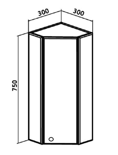 Зеркало-шкаф Runo КРЕДО 00000001108 30х80 подвесной цвет белый - фото 3