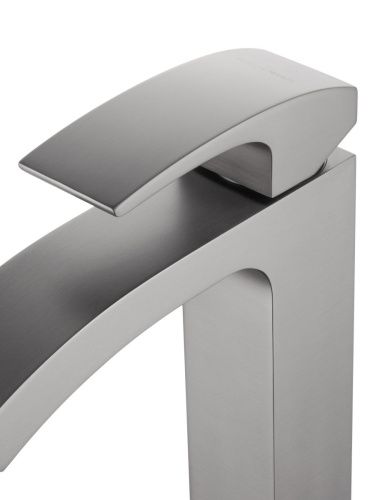 Смеситель для раковины Wonzon & Woghand Fit WW-88239009-BGM на столешницу серый - фото 4