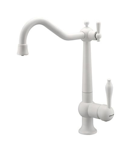 Смеситель для кухни Paulmark RETRO Re213226-WH на мойку белый