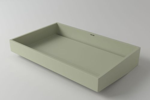 Раковина из искусственного камня Holbi POLARIS 1.02.020.11.3 60х40 встраиваемая цвет зеленый