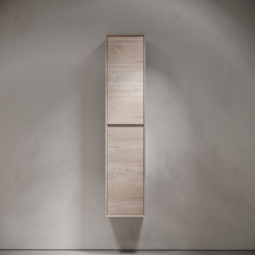 Шкаф-пенал Sancos Marmi 1.0/Marmi 2.0 PMR35EG 40х160 подвесной цвет коричневый - фото 2