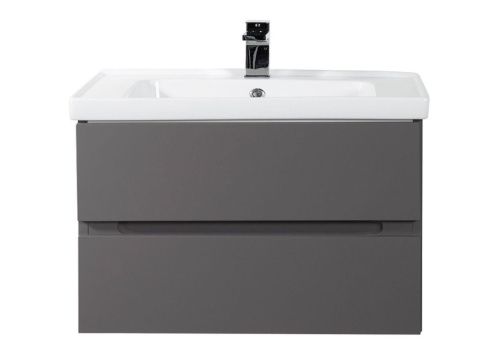Тумба под раковину Art&Max TECHNO AM-Techno-900-2C-SO-ZB815 90х50 подвесная цвет серый - фото 2