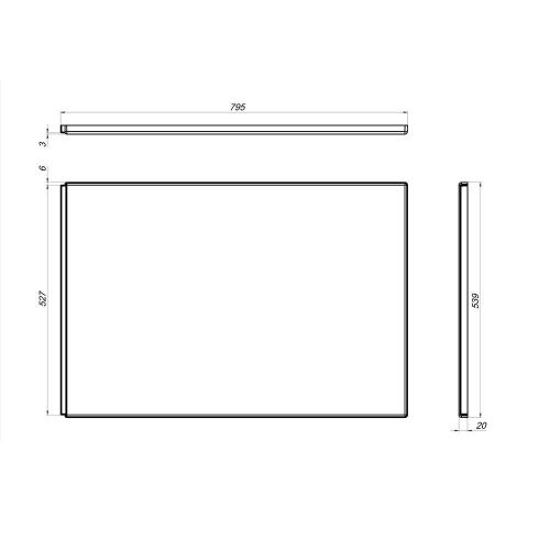 Экран для ванны Am.Pm Gem W00A-000-080W-S - фото 4