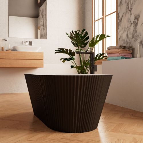 Ванна акриловая Frank 12514 170х75 отдельностоящая овальная с ножками - фото 4