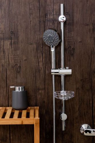 Душевой гарнитур Agger Splash A022 настенный хром - фото 2