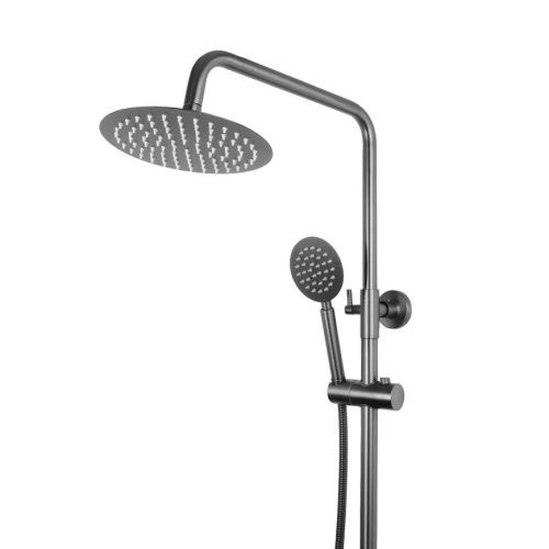 Душевая стойка Fixsen FX-9500F настенная цвет черный - фото 5