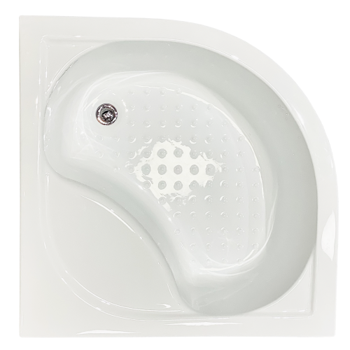 Душевой поддон акриловый Royal Bath BK RB90BK 90х90 белый с ножками - фото 2