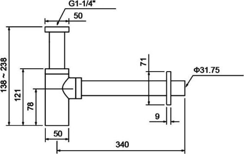 Сифон для раковины Stworki SD-001BK - фото 2