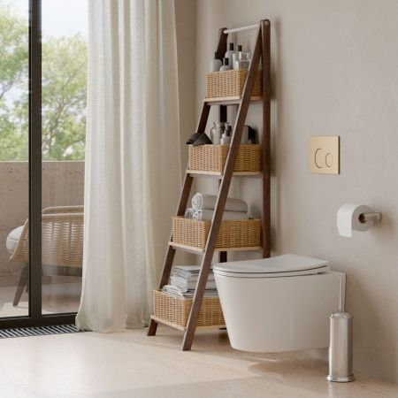 Унитаз подвесной Iberica Blanca Burgos alto IB.BRA.234.1B1 белый с сиденьем микролифт безободковый смыв торнадо