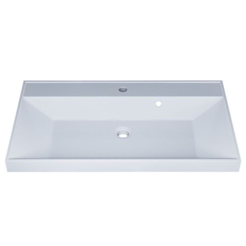 Раковина из искусственного камня Uperwood Classic 2191020337 80х50 полувстраиваемая цвет белый - фото 4