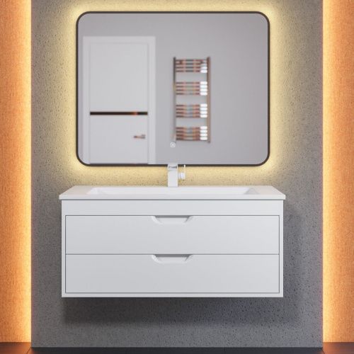 Тумба с раковиной Uperwood UPD Modul 393020552 100х50 цвет белый - фото 3