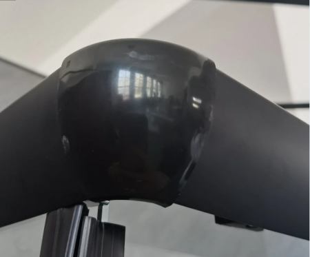 Душевой уголок Cerutti SPA MUZA90 90х90 стекло с рисунком профиль черный без поддона