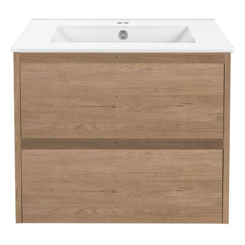 Тумба под раковину Vincea Gio VMC-2G600NO 60х50 подвесная цвет бежевый - фото 5