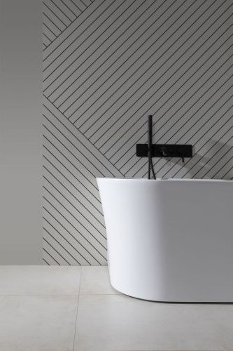 Ванна акриловая Allen Brau Priority 2.31004.21B 170х80 пристенная асимметричная - фото 3