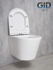 Унитаз подвесной Gid Cortado 62235Y белый с сиденьем микролифт безободковый смыв торнадо