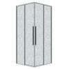 Душевой уголок Grossman Galaxy 300.K33.01.1010.10.02 100х100 стекло текстурное профиль хром без поддона