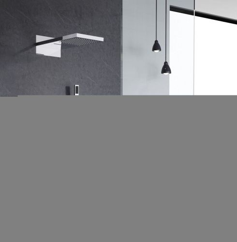 Душевая система Abber AF8253 встраиваемая в стену цвет хром с термостатом - фото 2