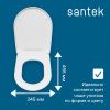 Крышка сиденье для унитаза Santek Алькор 1WH301806