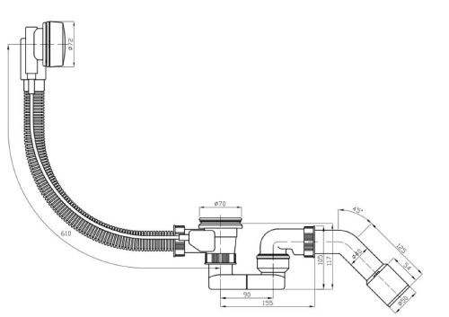 Слив-перелив PlastBrno EVSB141 - фото 2