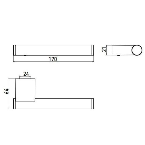 Бумагодержатель Emco System2 3505 001 00 - фото 2