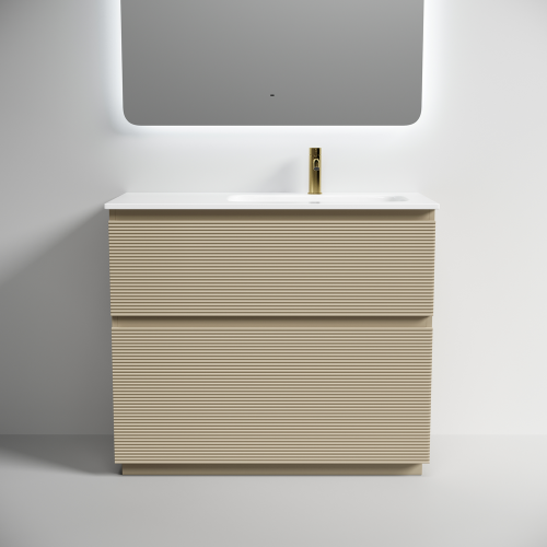 Тумба под раковину Sancos FOLK Floor FL100FRCP 100х40 напольная цвет бежевый - фото 2