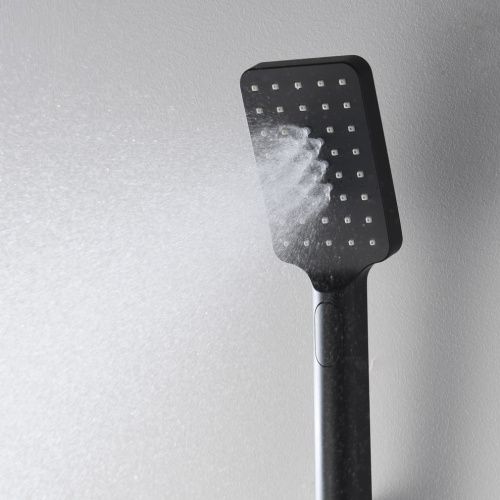 Душевая лейка Wasserkraft Elbe 7400 A130 цвет черный - фото 3