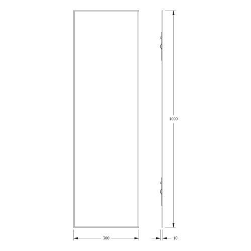 Зеркало Evoform Standard BY 0229 30х100 подвесное - фото 2