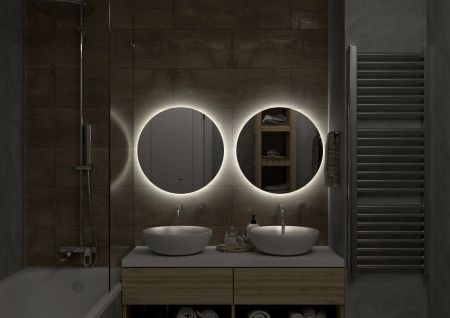 Зеркало Continent Ajour ЗЛП528 60х60 подвесное