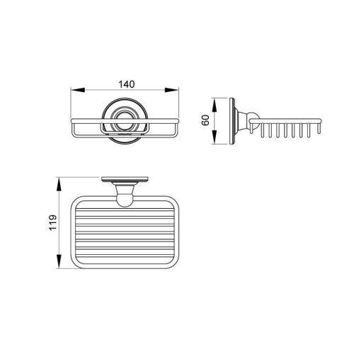 Мыльница Timo Nelson 150023/00 - фото 2